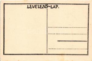 Tábori rádió. Magyar cserkész művészlap / Hungarian boy scout art postcard s: Petry (fl)