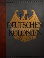 Die deutschen Kolonien. Herausgegeben von D. Kurd Schwabe und Dr. Paul Leutwein. Band II. Deutsch-Ostafrika - Deutsch-Neuguinea - Samoa - Das Schutzgebiet Kiautschou. Nationalausgabe. Berlin, é.n., Verlagsanstalt für Farben-Photographie Carl Weller, 174 p. Oldalszámozáson kívül színes képtáblákkal. Német nyelven. Kiadói dekoratív, aranyozott félbőr-kötés, nagyrészt jó állapotban, kissé kopottas borítóval és gerinccel.