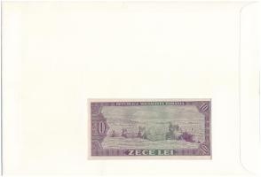 Románia 1966. 10L felbélyegzett borítékban, bélyegzéssel T:UNC
Romania 1966. 10 Lei in envelope wit...
