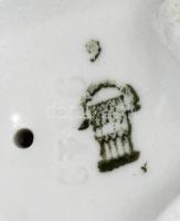 Zsolnay pipázó legény. Jelzett, hibátlan, m: 18 cm