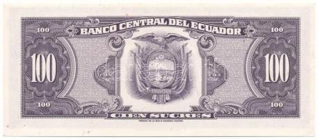 Ecuador 1977. 100S "US 07139565" T:AU
Ecuador 1977. 100 Sucres "US 07139565" C:...