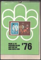 1976-os Filatéliai Naptár + Magyar Posta minikönyv: 30 év bélyegeink tükrében