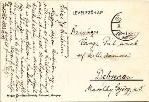 1933 Cserkészek vitorlázógéppel. Magyar Cserkészszövetség, Klösz Gy. és Fia / Hungarian boy scout ar...