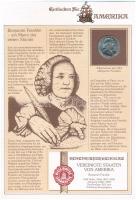 Amerikai Egyesült Államok 1963. 1/2$ Ag "Franklin" német nyelvű információs lapon T:AU,XF patina USA 1963. 1/2 Dollar Ag "Franklin" on german language description sheet C:AU,XF patina Krause KM#199
