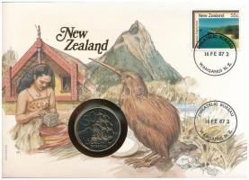 Új-Zéland 1982. 50c felbélyegzett borítékban, bélyegzéssel, német nyelvű leírással T:UNC patina
New...