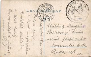 1940 Marosvásárhely, Targu Mures; Chioscul de vara / Székely kioszk. K. J. Bp. / kiosk + "TÁBOR...