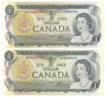 Kanada 1973. 1$ (2xklf: "ACH" + "NV") T:XF Canada 1973. 1 Dollar (2xdiff: "ACH" + "NV") C:XF Krause P#85