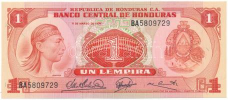 Honduras 1974. 1L "BA5809729" T:UNC,AU Honduras 1974. 1 Lempira "BA5809729" C:UNC,AU Krause P#58
