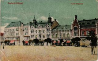 Szatmárnémeti, Satu Mare; Városi bérpalota / shops + "1940 Szatmárnémeti visszatért" So. Stpl (EM)
