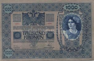 1902. 1000K függőleges "Deutschösterreich" fny-al T:II