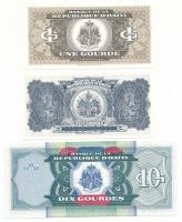 Haiti 1992. 1G + 2G + 2000. 10G T:UNC,AU
Haiti 1992. 1 Gourde + 2 Gourdes + 2000. 10 Gourdes C:UNC,...