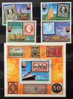 Vegyes külföldi összeállítás, 10 fekete lapos A/5 berakóban