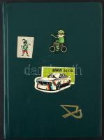 Vegyes külföldi összeállítás, 10 fekete lapos A/5 berakóban