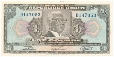 Haiti DN(1971) 1G "D147053" T:AU Haiti ND(1971) 1 Gourdes "D147053" C:AU Krause P#200