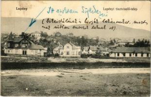 Lupény, Lupeni; Tisztviselőtelep. Róth Vilmos kiadása / coal mine officers' colony (EK)