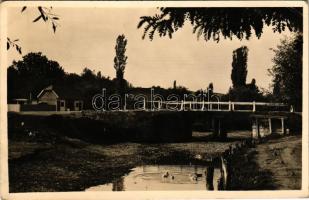 Monorfalva, Mindendorf, Monor; Falu részlet / view + "M. KIR. POSTA 391" (EB)