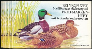 1989 6 db Récék bélyegfüzet