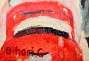 Bihari G jelzéssel: Forgatag. Olaj, karton. 70×50 cm