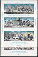 1996 14 db Feszty-körkép blokk, sorszámkövetőek