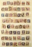 Ausztria 1867 649 db 5kr és 293 db Hírlapbélyeg A4-es berakóban