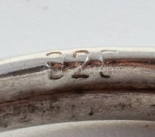 Ezüst (Ag) creole fülbevaló, jelzett, d: 3,4 cm, nettó: 5,3 g