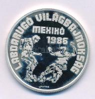 1986. 500Ft Ag "Labdarúgó Világbajnokság - Mexikó 1986" kapszulában T:AU (eredetileg PP) f...