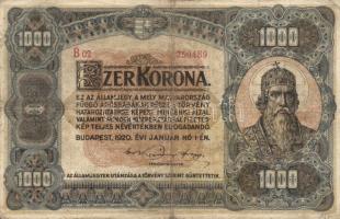 1920 1000K (3x) T:III-/IV