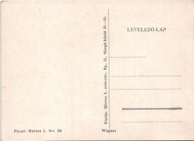 Karácsony. Magyar cserkész művészlap. Márton L. Műterme kiadása Ser. 50. / Hungarian boy scout art p...