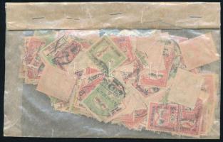1914-1915 Hadisegély bélyegek, kis zacskóban ömlesztve