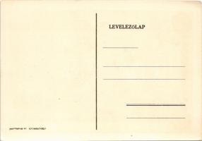 Repet. Magyar cserkész művészlap tábori konyhával és kutyákkal. Martineum Rt. Szombathely / Hungaria...