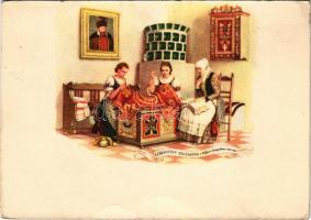 Lorántffy Zsuzsanna. Kiadja a Bethlen Gábor Irodalmi és Nyomdai Rt. Felelős Lombár László / Hungarian art postcard s: Biczó András (gyűrődések / creases)