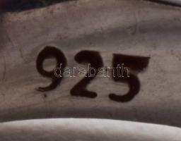 Ezüst (Ag) 3 db mintás gyűrű, jelzett, méret: 55, 53, 50, nettó: 12 g