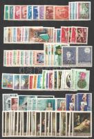 1959-1974 kis magyar tétel, másodpéldányokkal, A/4 berakólap 2 oldalán