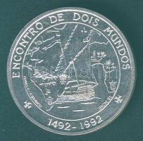 Portugália 1992. 1000Esc Ag "Ibero-amerikai, hajó" T:BU