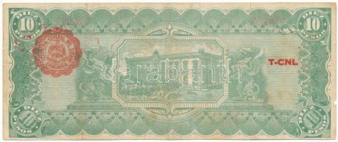 Mexikói államok / Chihuahua 1915. 10P helyipénz "924499" T:F, szép papír, pici anyaghiány
...