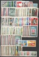 1959-1973 kis magyar összeállítás, másodpéldányokkal, A/4 berakólap 2 oldalán