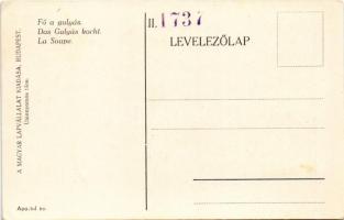 Fő a gulyás. Cserkész művészlap. A Magyar Lapvállalat kiadása. Apostol nyomda / Hungarian boy scout ...