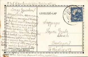 1931 Magyar cserkész művészlap. A Magyar Cserkészszövetség kiadása / Hungarian boy scout art postcar...