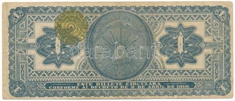 Mexikói államok / Mexikói Szövetségi Kerület 1914. 1P "Gobierno Provisional de Mexico" hel...