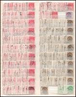 Többpéldányos összeállítás, főleg Templom bélyeggel, A/4 berakólap 2 oldalán