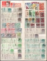 Többpéldányos összeállítás, főleg Templom bélyeggel, A/4 berakólap 2 oldalán