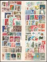 Vegyes magyar összeállítás, másodpéldányokkal is, A/4 berakólap 2 oldalán