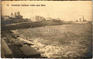1923 Constanta, Casinoul vedere spre Mare / casino, port. photo