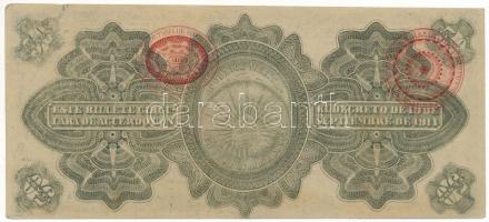 Mexikói államok / Veracruz 1914. 50P "Gobierno Provisional de Mexico" helyipénz, piros &qu...