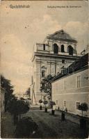 Gyulafehérvár, Alba Iulia; Batthyány könyvtár és szeminárium. Schäser F. kiadása / library and seminary (EK)