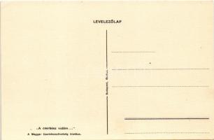 A cserkész vidám. Cserkész hógolyóval télen. A Magyar Cserkészszövetség kiadása, Globus Budapest / H...