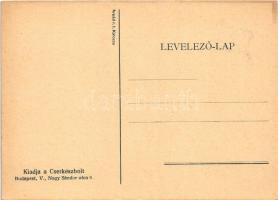 Cserkész művészlap. Kiadja a Cserkészbolt / Hungarian boy scout art postcard s: Márton L