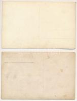 Oravicabánya, Oravica, Oravicza, Oravita; 2 db RÉGI látkép / 2 pre-1945 photo postcards