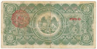 Mexikói államok / Chihuahua 1914. 50c "El Estado de Chihuahua" helyipénz "2933339&quo...