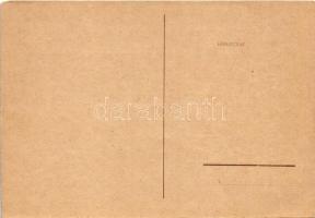 Cserkész művészlap / Hungarian boy scout art postcard s: Márton L. (EB)